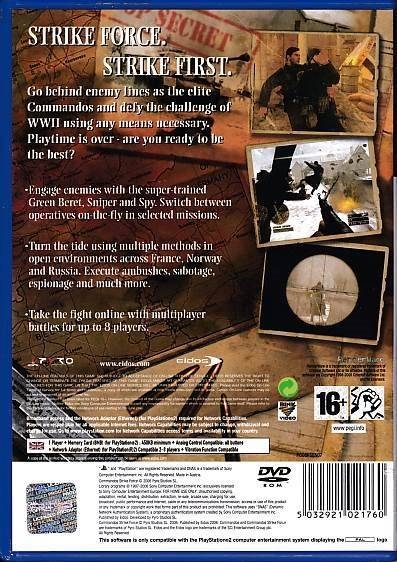 Commandos Strike Force - PS2 (B Grade) (Genbrug)